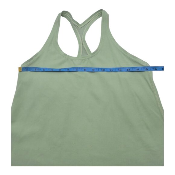 Lululemon Top Women 8 Green Tank Racerback Sportswear Athleisure Crossfit Gym - Picture 5 of 6